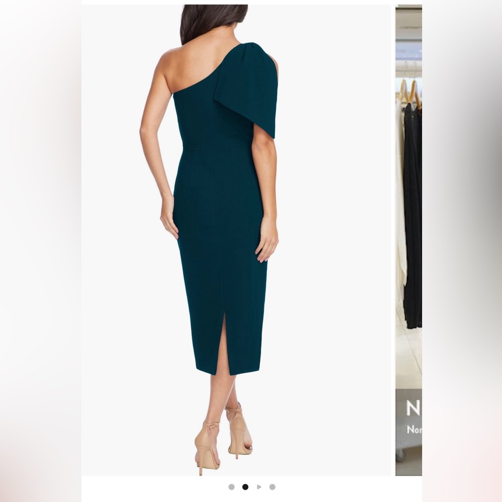 Dress the Population One-Shoulder Teal Dress - Picture 11 of 14